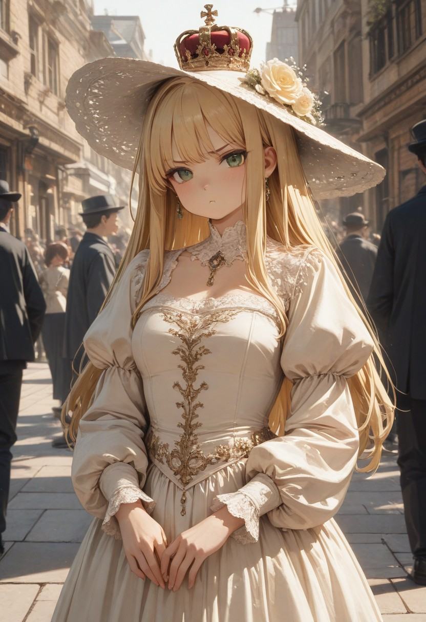masterpiece,  best quality,  long blond hair on Tensor.Art