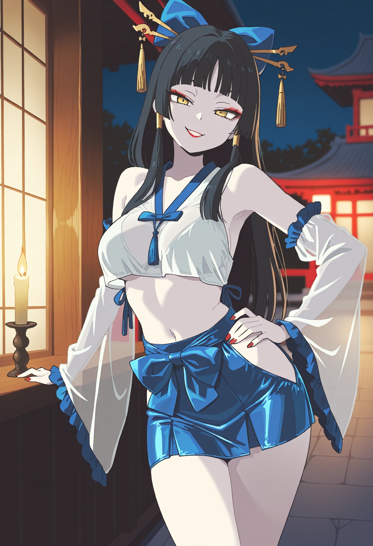 1girl,  milf,  black hair on Tensor.Art