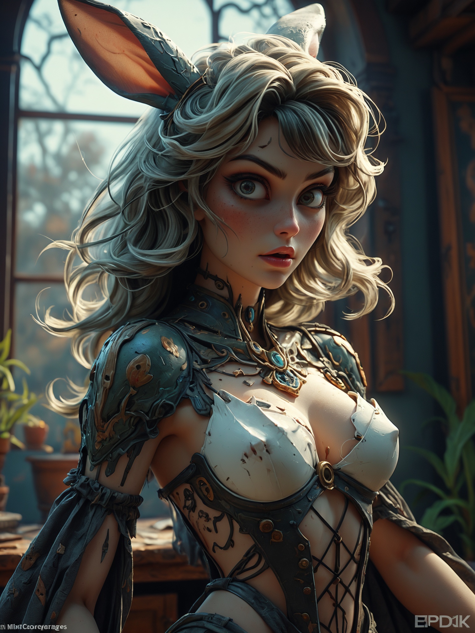 highly detailed and hyper realistic photo,  by Bunny Yeager ,  by Ivan Bilibin on Tensor.Art