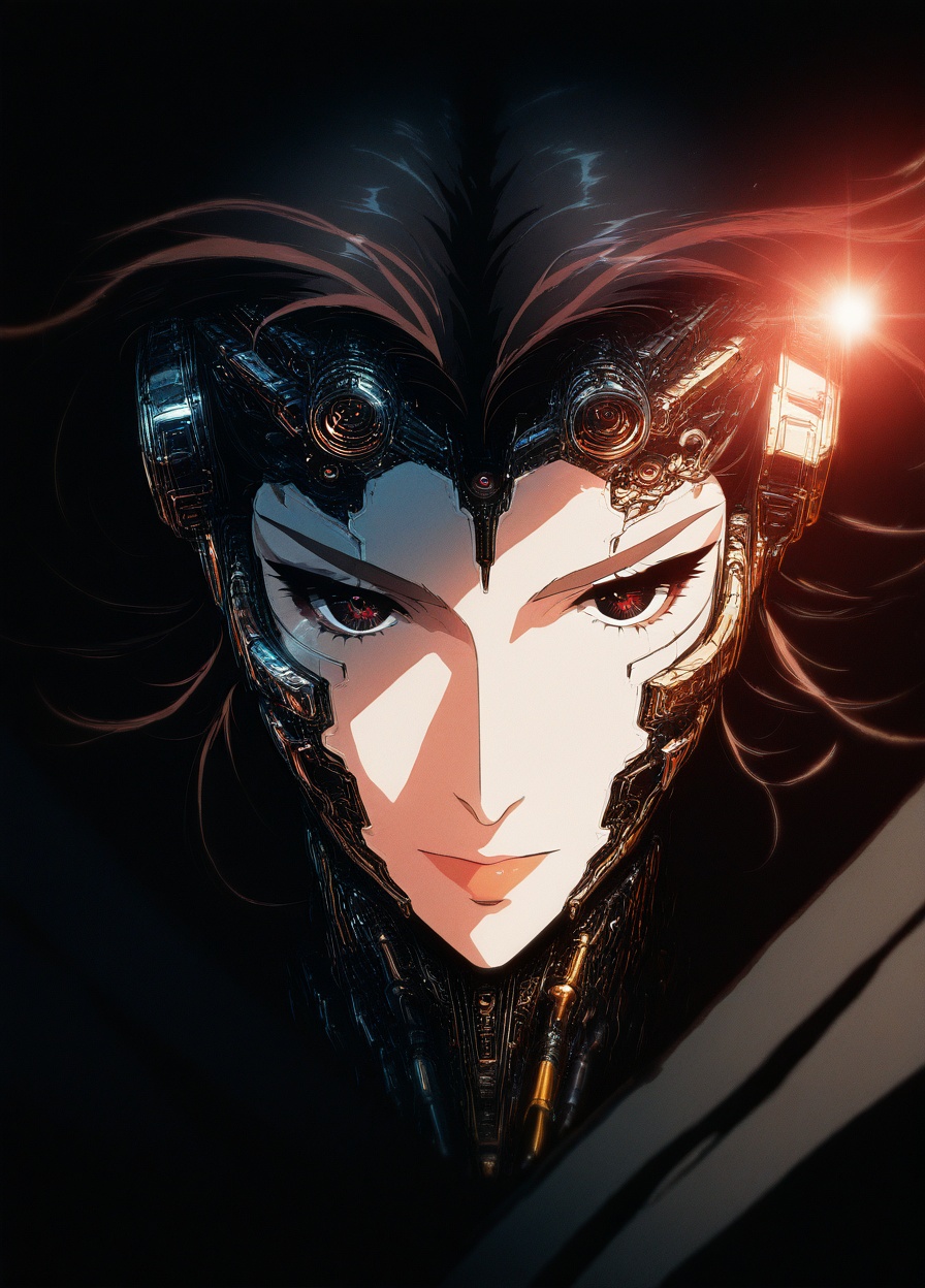 close-up,  symetri,  skyger_style on Tensor.Art