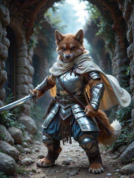 Anthropomorphic canine,  male,  young ***** on Tensor.Art