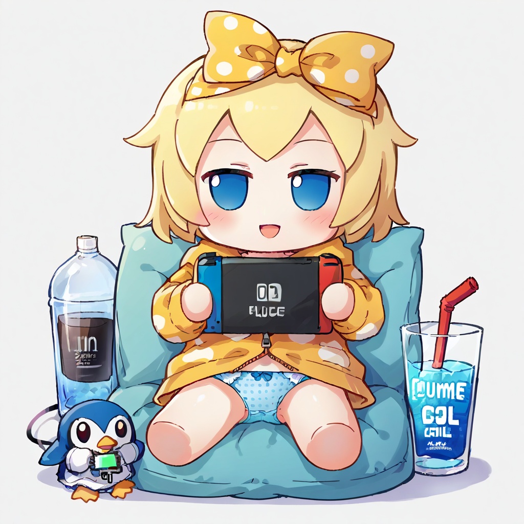 1girl,  fumo doll,  chibi on Tensor.Art