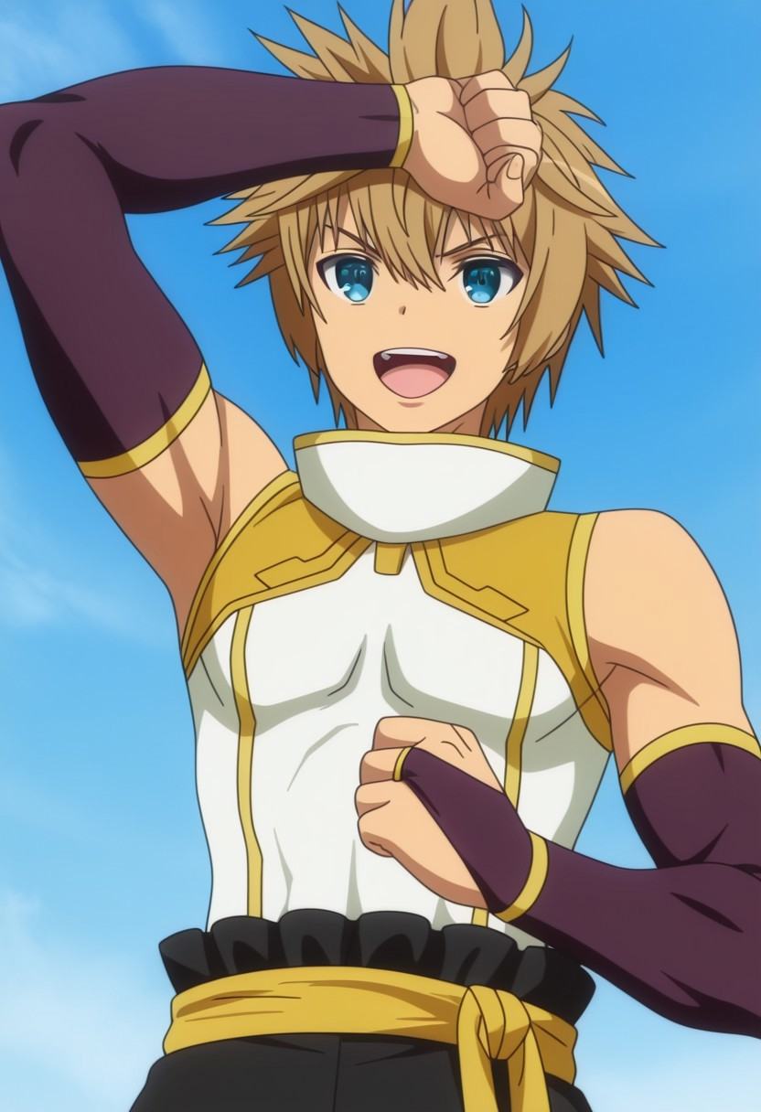 Anime,  solo male,  male focus on Tensor.Art