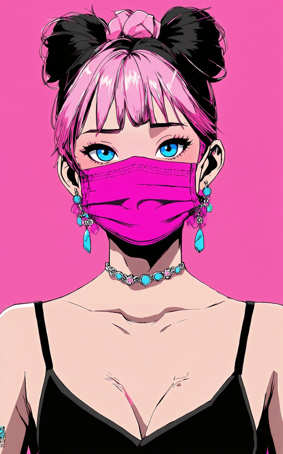 anime style,  1girl,  looking at viewer on Tensor.Art