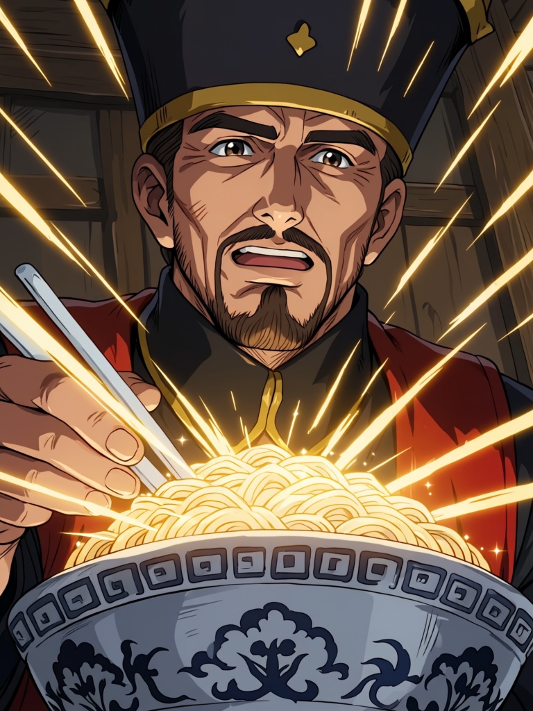admiral lee,  mature male,  glowing food on Tensor.Art