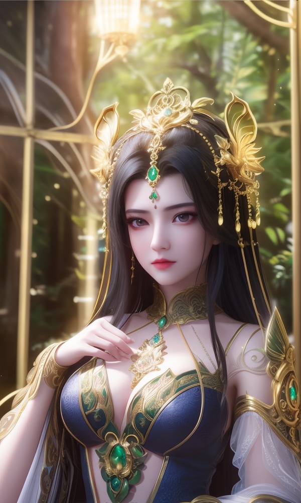 (,1girl, ,best quality, ),looking at viewer, <lora:404-DA-仙逆-凤栾:0.8> ,ultra detailed background,ultra detailed background,ultra realistic 8k cg,(masterpiece:1.2),(best quality:1.2),(ultra detailed:1.2),(official art:1.3),(beauty and aesthetics:0.8),detailed,(intricate:0.8),(highly detailed),(solo),delicate countenance,1girl,fancy,(glassy texture:1.2),(crush:1.2),8k,accessory,tattoo,(transparent:1.1),gown,energy encirclement,instant,in the twinkling of an eye,upper body,woman in a mythical forest, masterpiece, perfect face, intricate details, horror theme, raw photo, photo unp(()),, 
