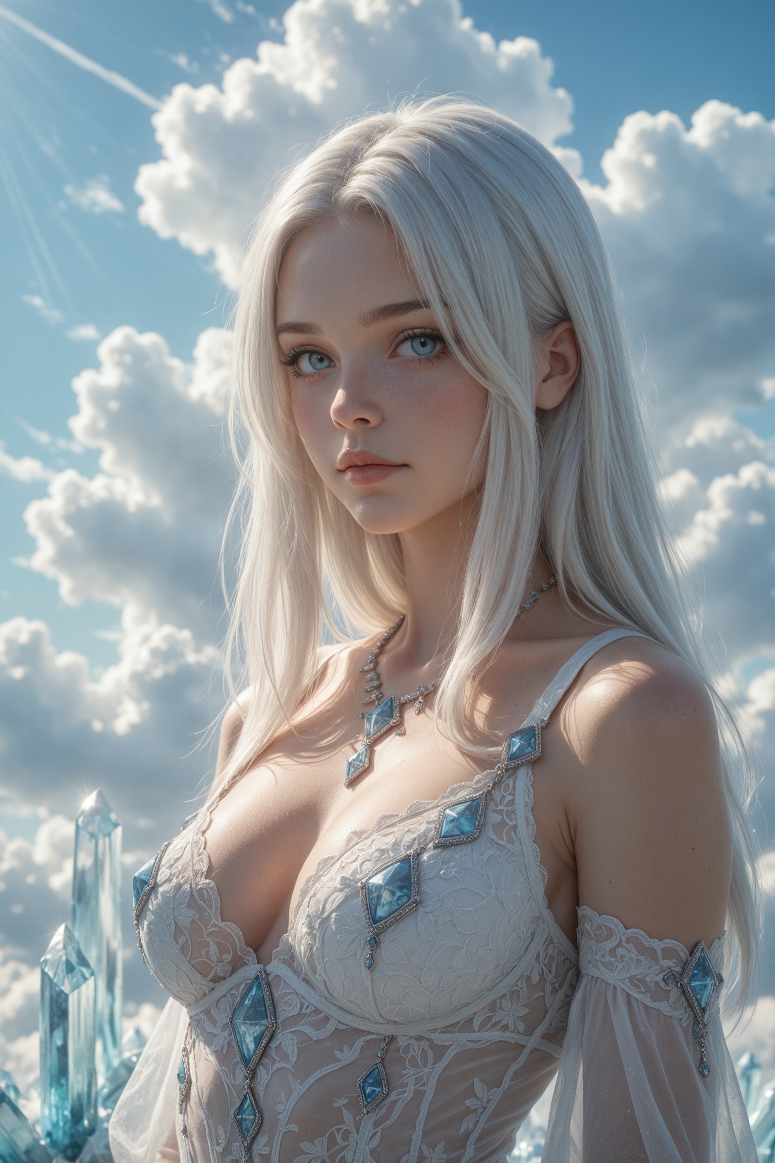 1girl,  solo,  long hair on Tensor.Art