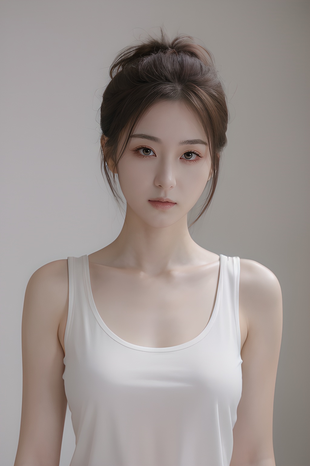 <lora:0814_09:0.7>,simple background,****_top,, 1girl,realistic,masterpiece, best quality, photorealistic, HDR,detail