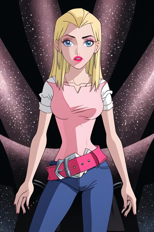 harleenquinzel2004,  1girl,  blonde hair on Tensor.Art