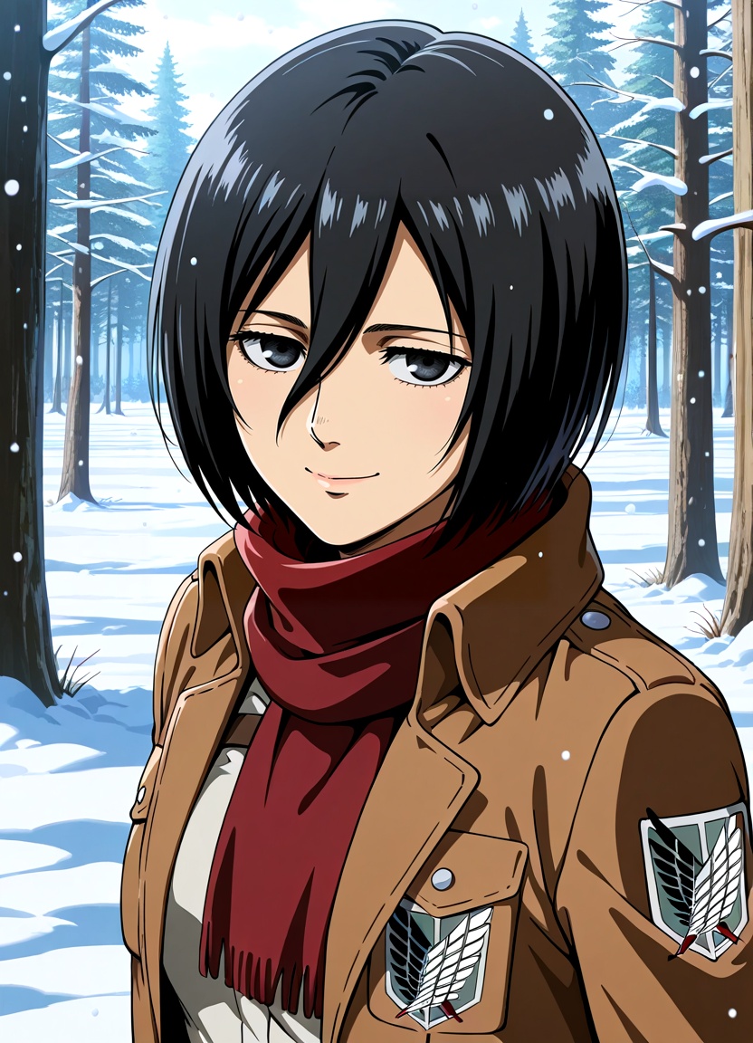 shingeki no kyojin,  mikasa ackerman,  1girl on Tensor.Art