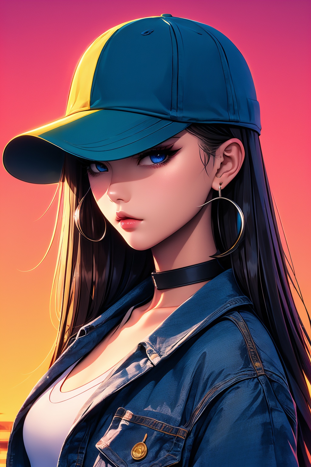 QXHTX,1girl,solo,upper body,medium hair,<lora:QXHTX_20240412134359-000010:1>,