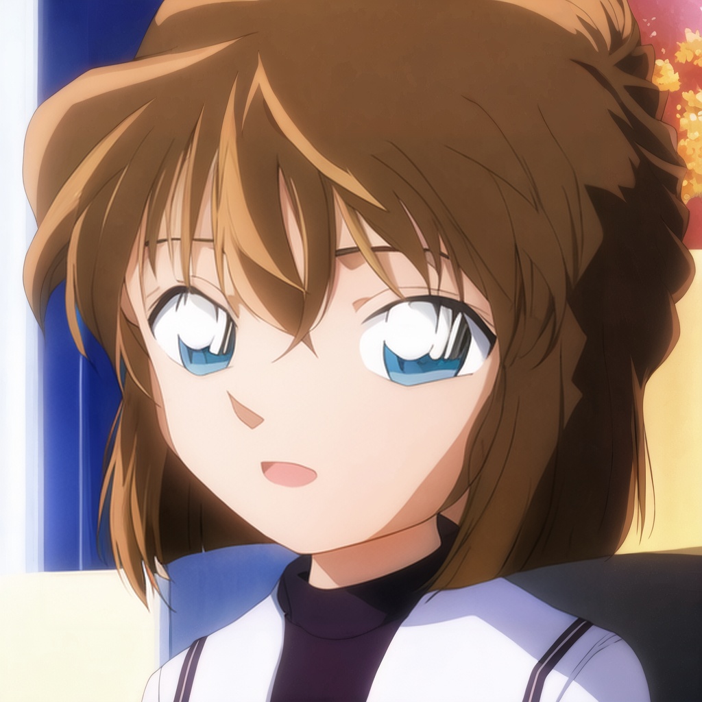 <lora:huiiyuanai0.56:1>,1girl,little_girl,underage,blue eyes,light brown hair,full_shot,head_tilt,