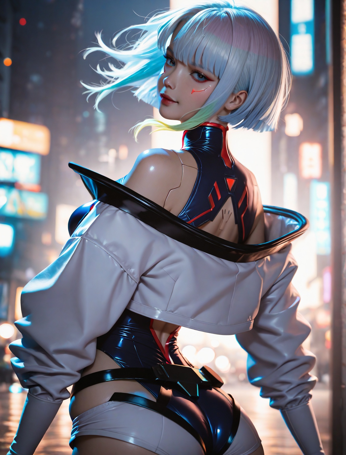 1girl,  solo,  lucy_\(cyberpunk\) on Tensor.Art