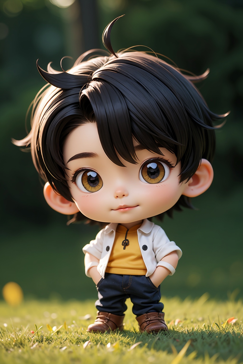 boy,full body,chibi,
