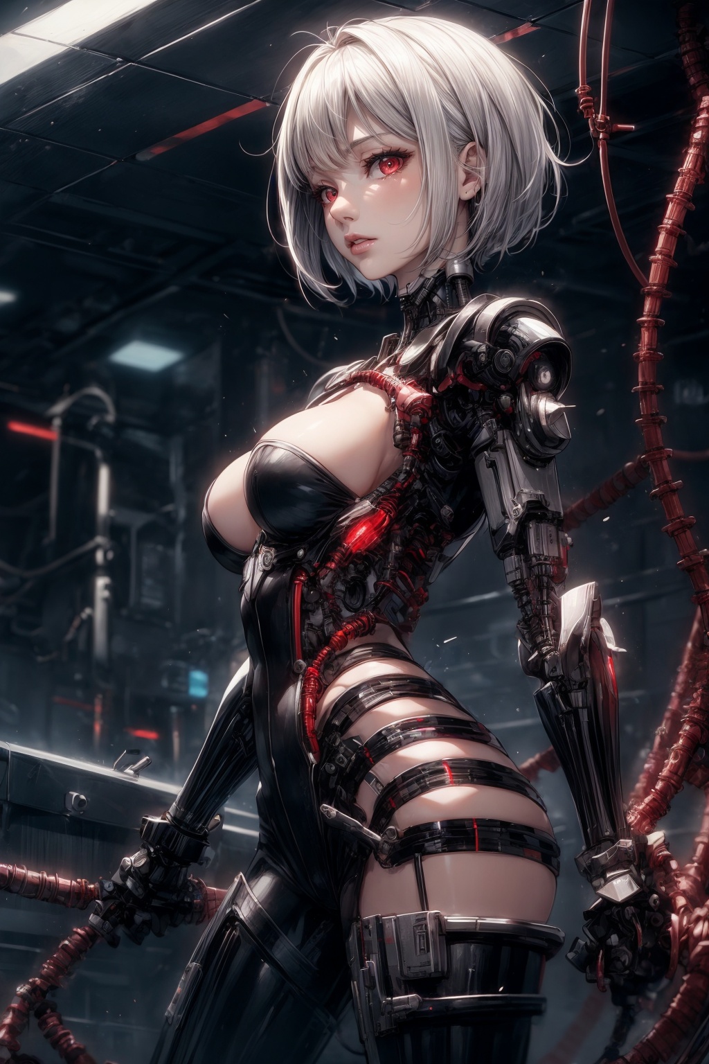 1girl,  solo,  breasts on Tensor.Art