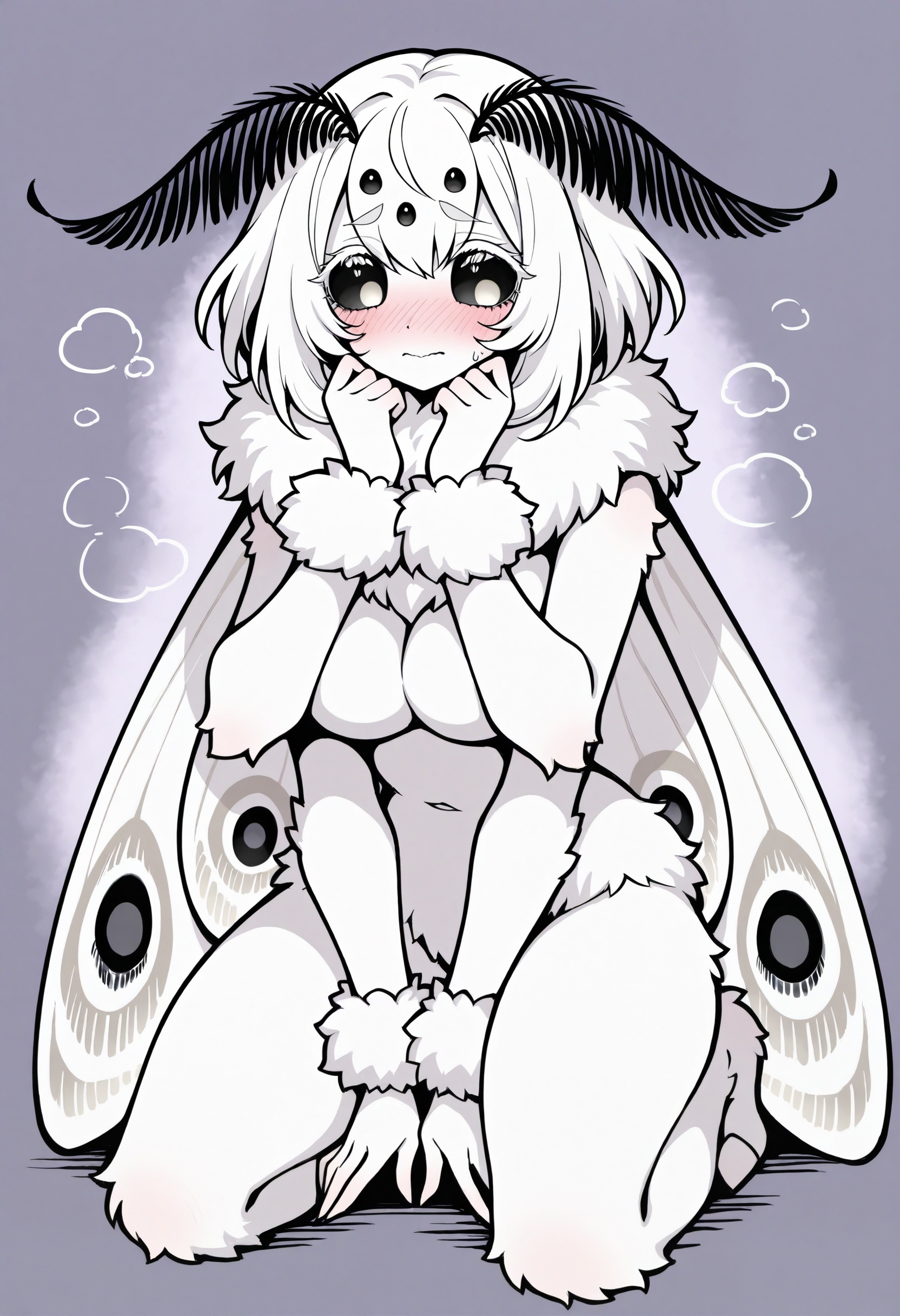 moth,  solo,  antennae on Tensor.Art