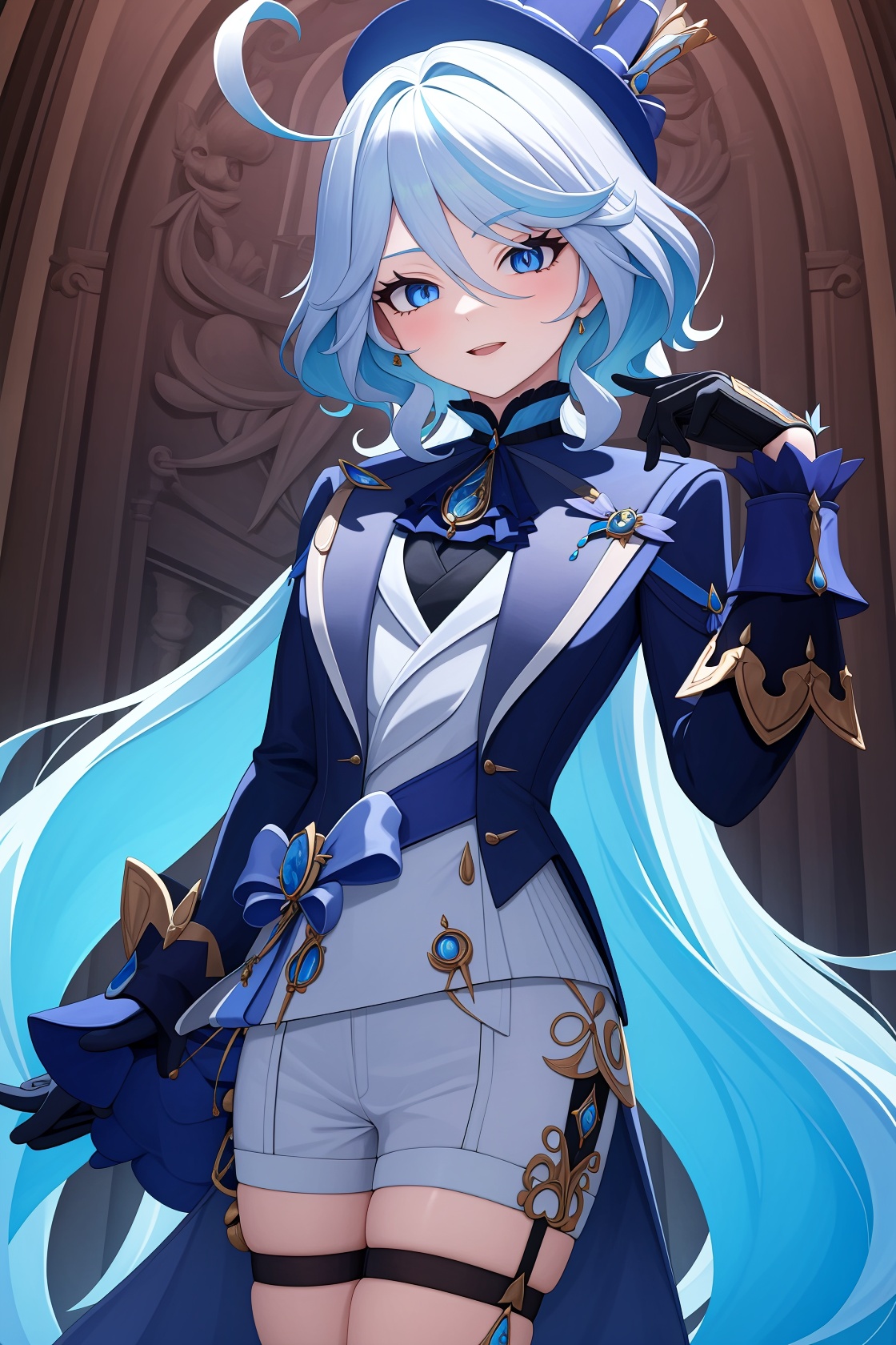 <lora:nai3画风bysdlion-000035:0:lbw=OUTALL>,<lora:芙宁娜v2-000013:1:lbw=char>,1girl,furina,official_custom,, (masterpiece,best quality,high quality:1.4),absurdres,