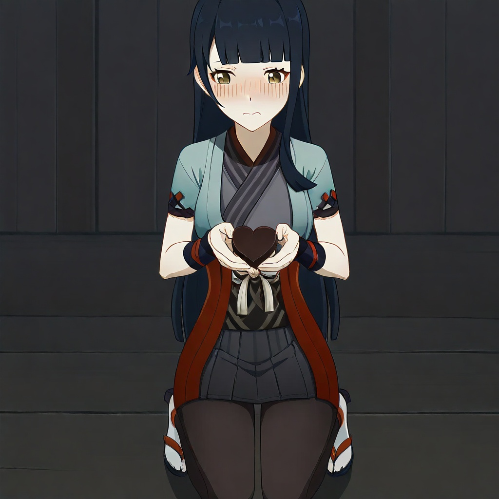 asano \(genshin impact\),  black hair,  long hair on Tensor.Art