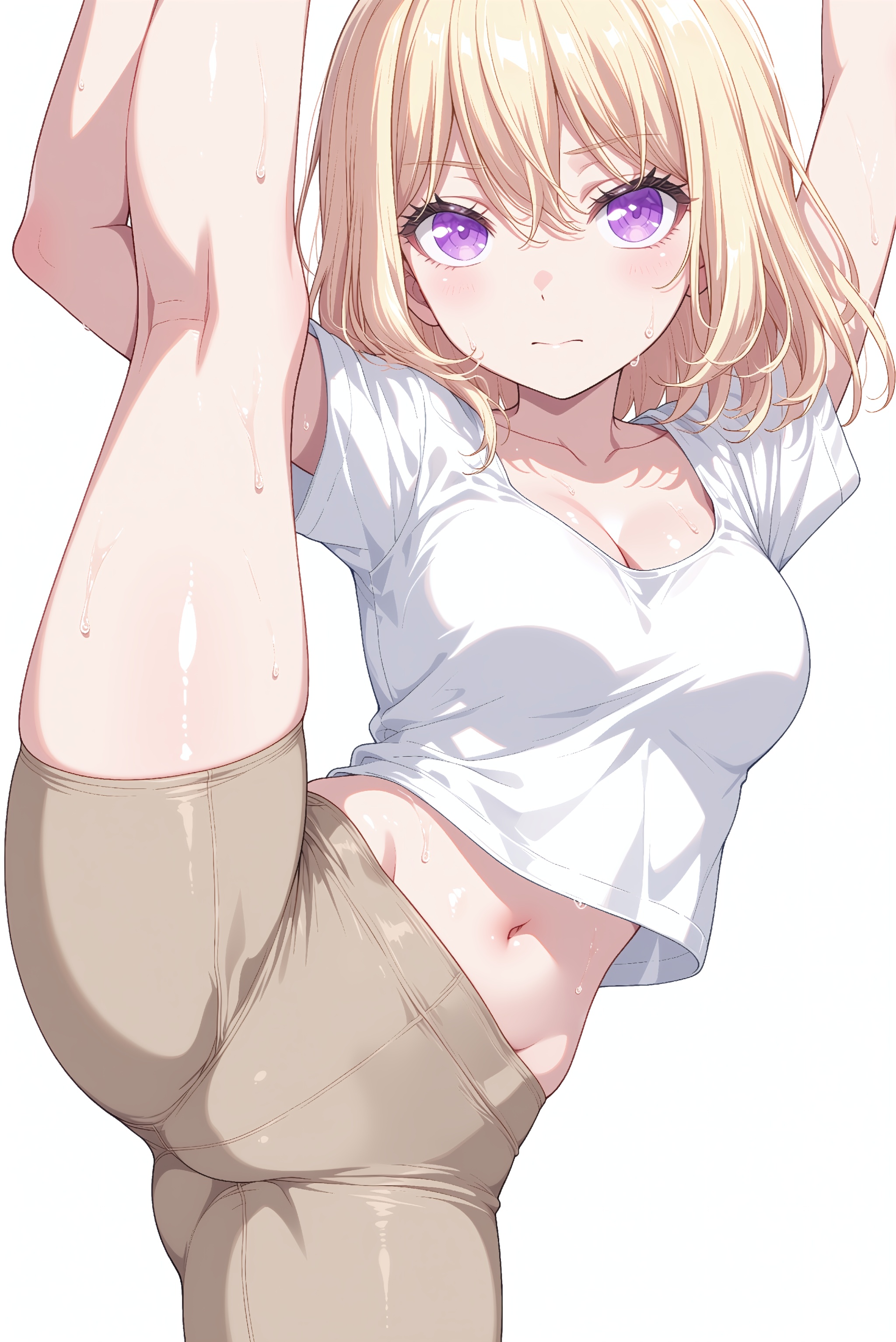 uika-m,  blonde hair,  medium hair on Tensor.Art
