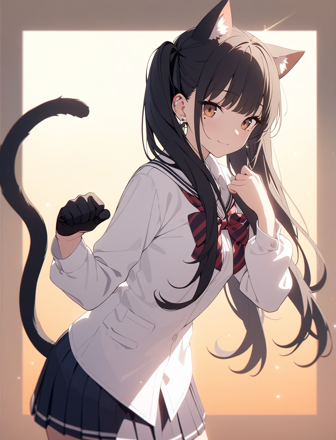 1girl,  bangs,  black hair on Tensor.Art