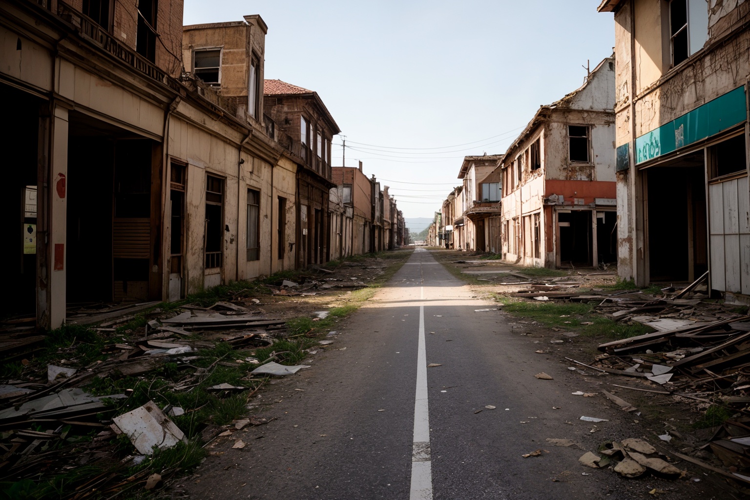 abandoned city on Tensor.Art