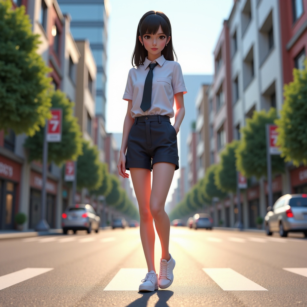 anime girl in short shorts and a tie walking down a street,3 d anime realistic,cgsociety unreal engine,realistic anime 3 d style,full body cgsociety,artgerm , 3d unreal engine,summer unreal engine 5,2. 5 d cgi anime fantasy artwork,japanese cgi,smooth anime cg art,octane render. by makoto shinkai,photorealistic anime girl render,high definition cgsociety,rendered unreal engine 5,cgsociety 9,unreal engine 5 »,unreal engine 5 : :,art of unreal engine 5,rending on cgsociety,3 d cg,3d cg,unreal engine art,anime styled 3d,3d anime,3 d anime,8 k unreal engine,8k unreal engine,3d anime girl,unreal engine 5 4 k,unreal engine 8 k,unreal engine 8k,unreal engine 5 rendered,unreal engine 5 highly rendered,