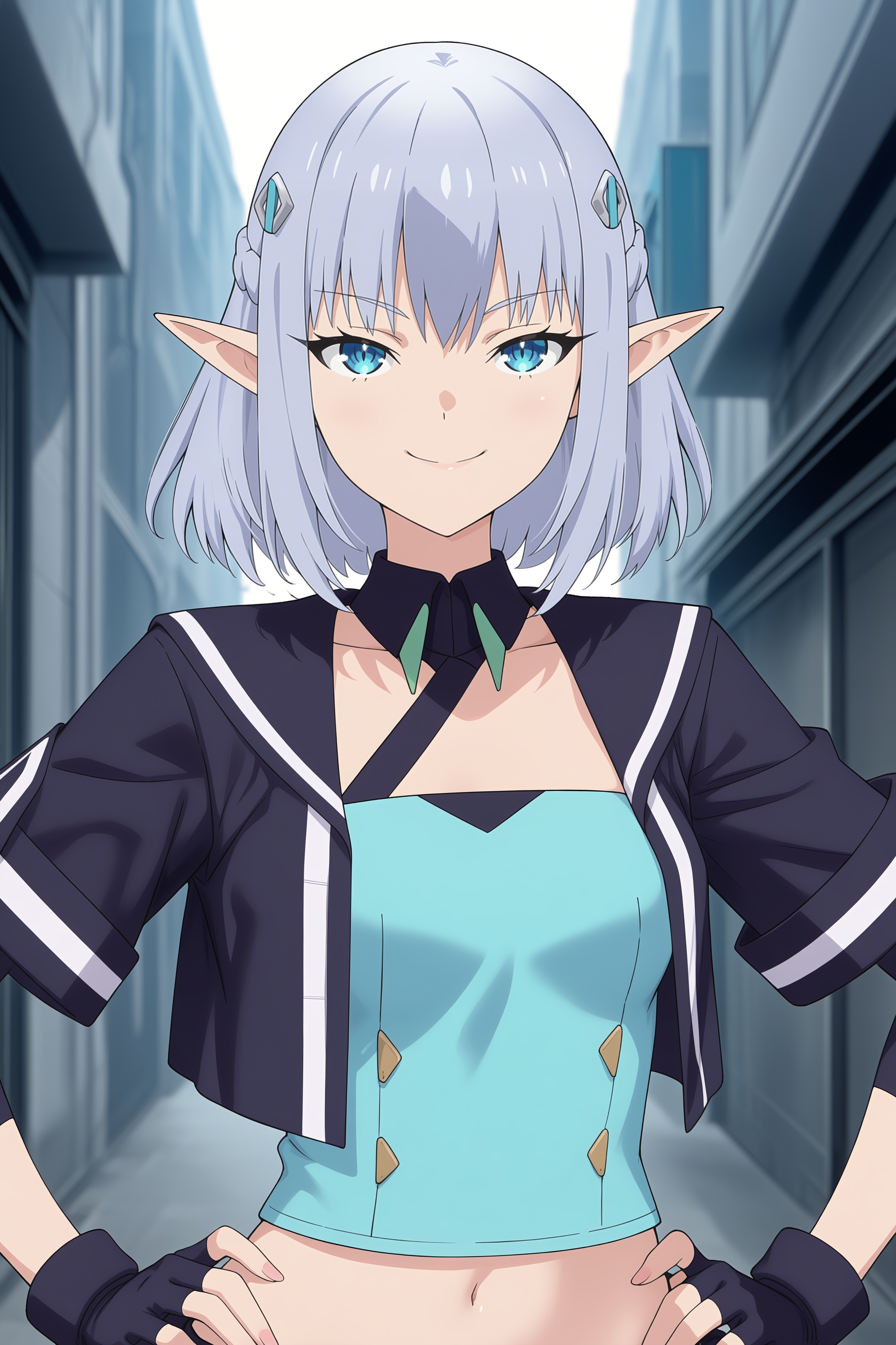 elma(reborn-space-mercenary),  1girl,  solo on Tensor.Art