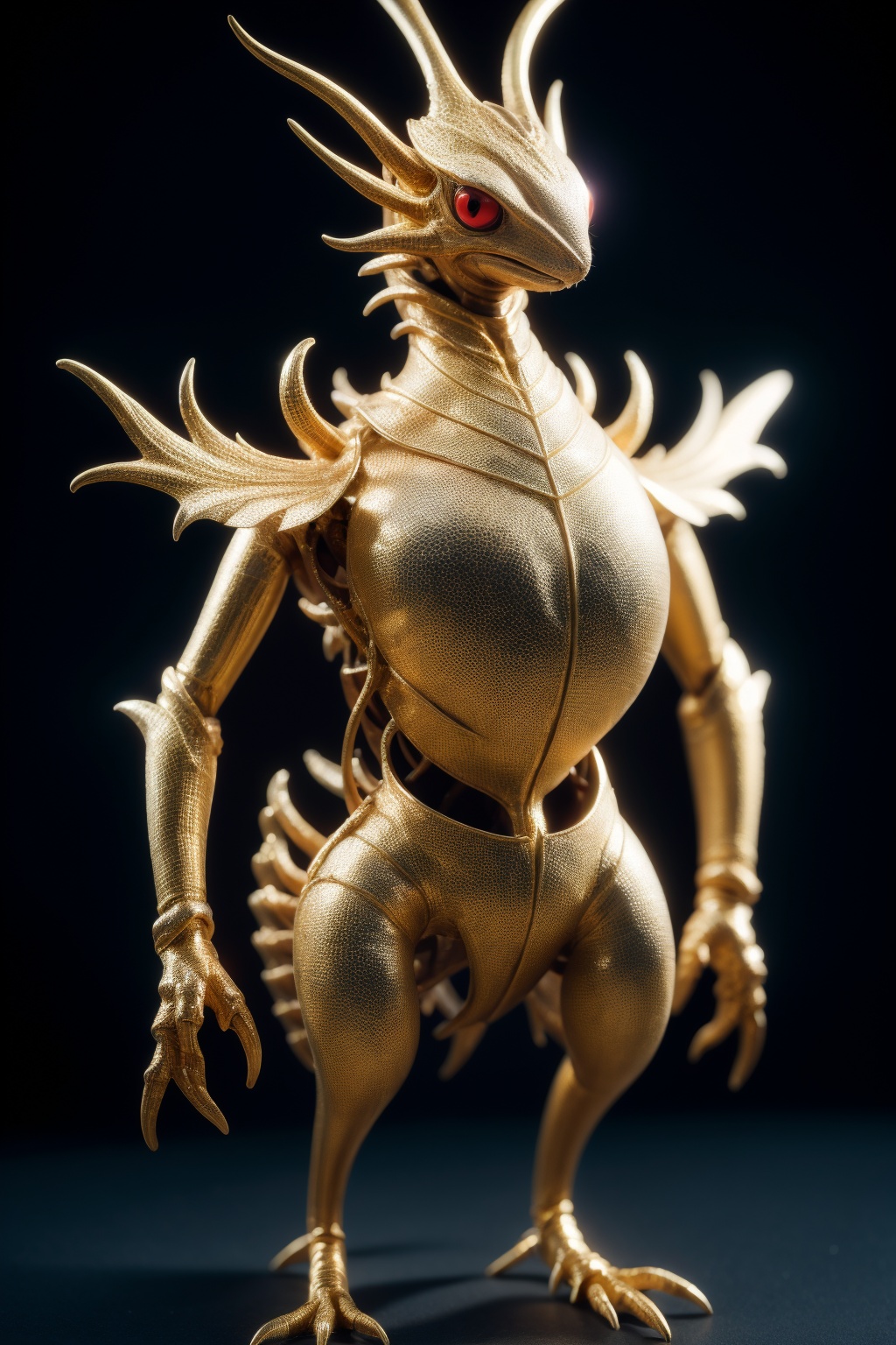 no humans,  red eyes,  creature on Tensor.Art