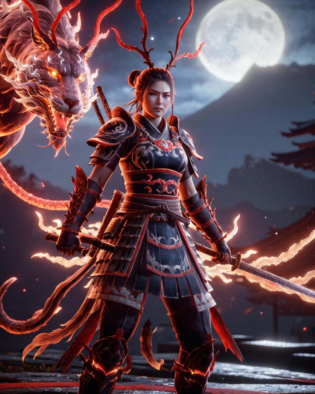1girl,  red niohxlguardiansprt,  WILD on Tensor.Art