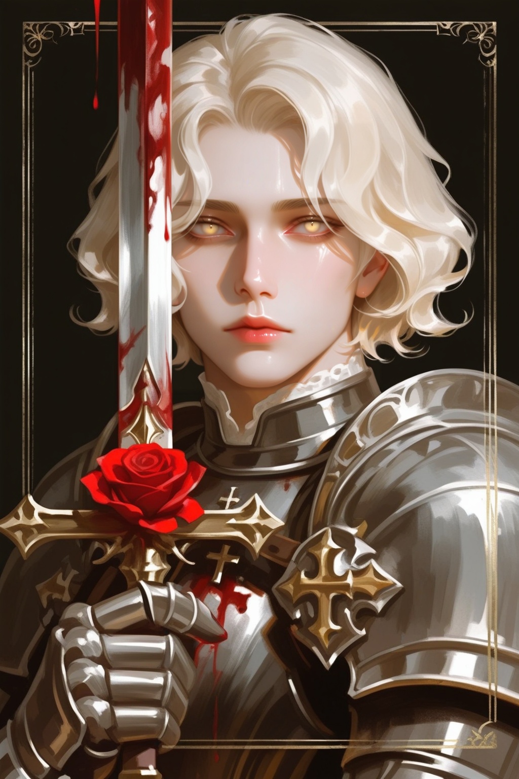 1boy,  armor,  male focus by MissFidonyo on Tensor.Art