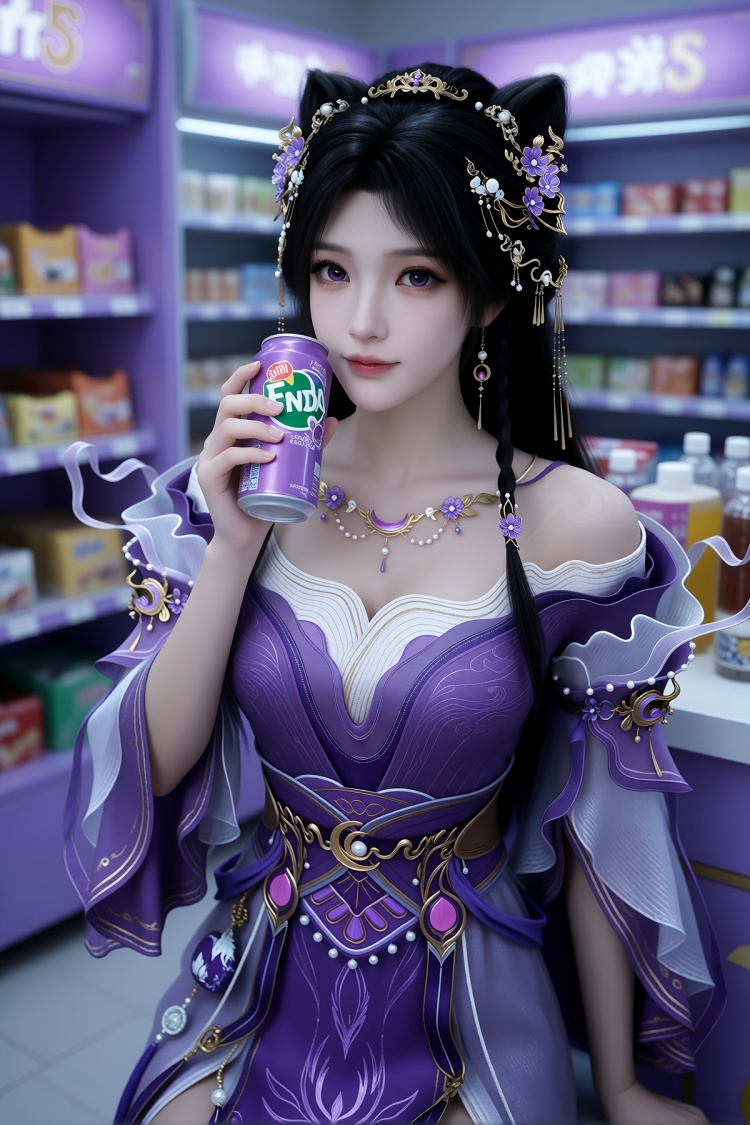 姬紫月_紫衣_K2 by 曦 on Tensor.Art