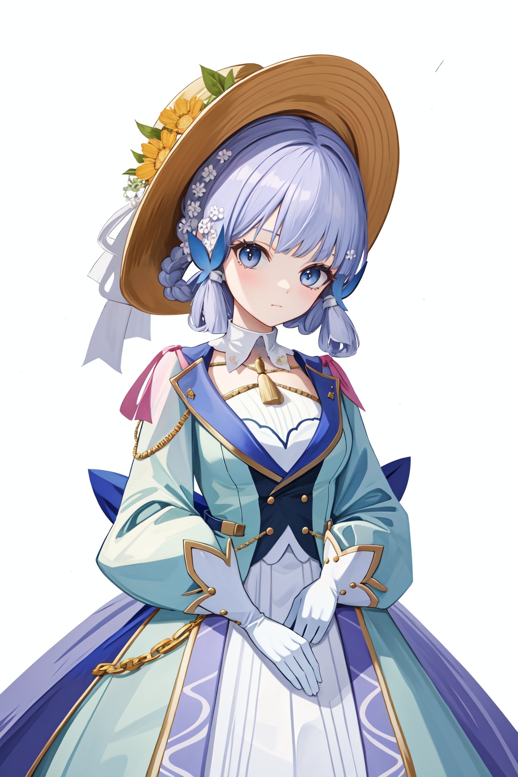 a girl named kamisato,  kamisato,  official alternate costume on Tensor.Art
