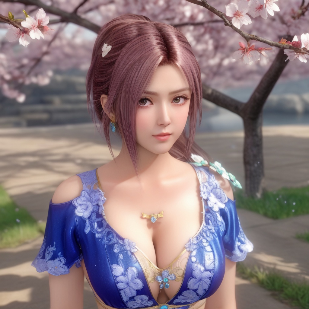 <lora:847-DA-XL-死或生-Elise-BirthdaySuit-20220903:0.8>, (,1girl, ,best quality, ),,  ,ultra realistic 8k cg,, ,masterpiece, (( , )),, ,   ,   cure blossom,  ,,  (cleavage),,  (), ,,