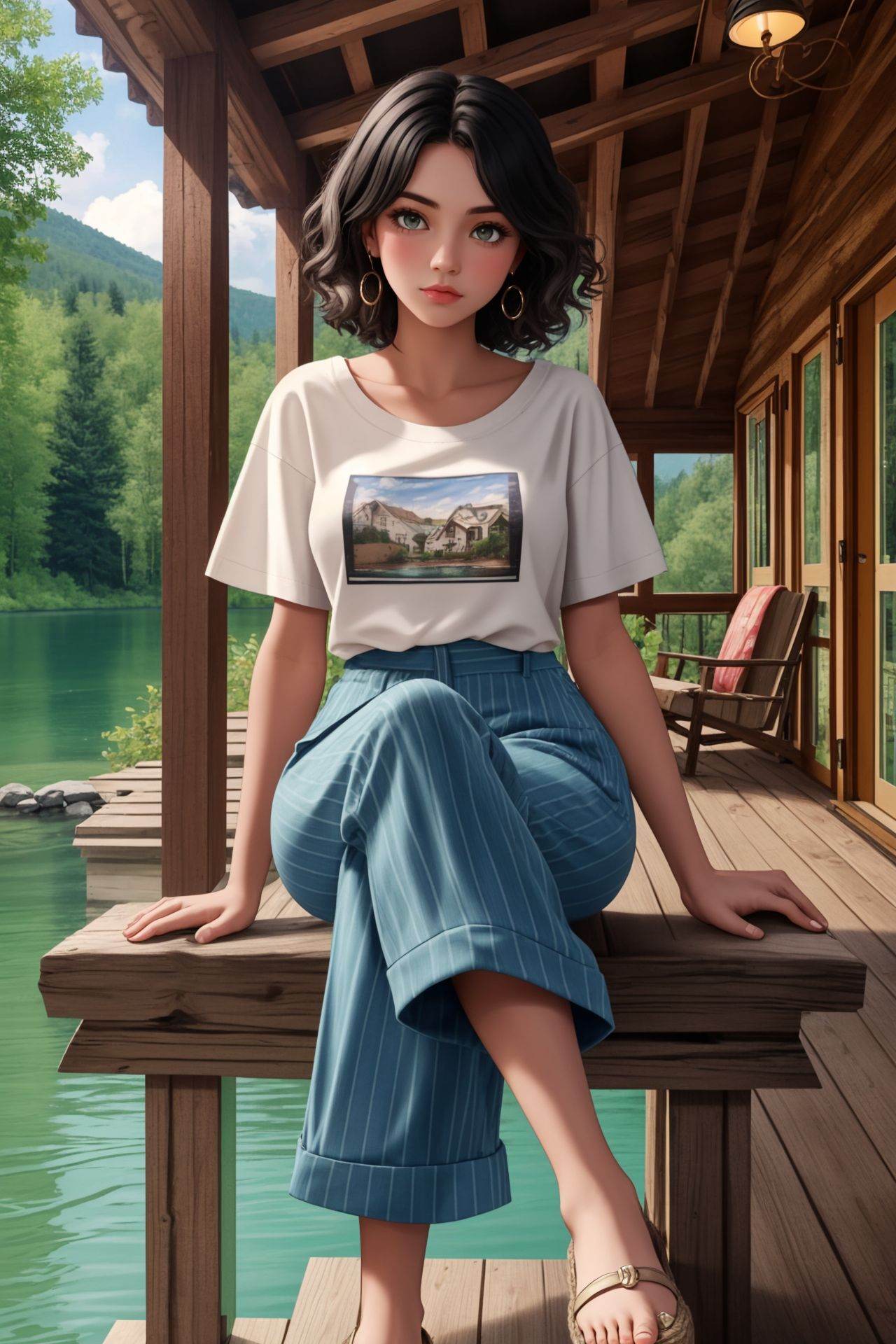 1 girl,  solo,  beautiful on Tensor.Art