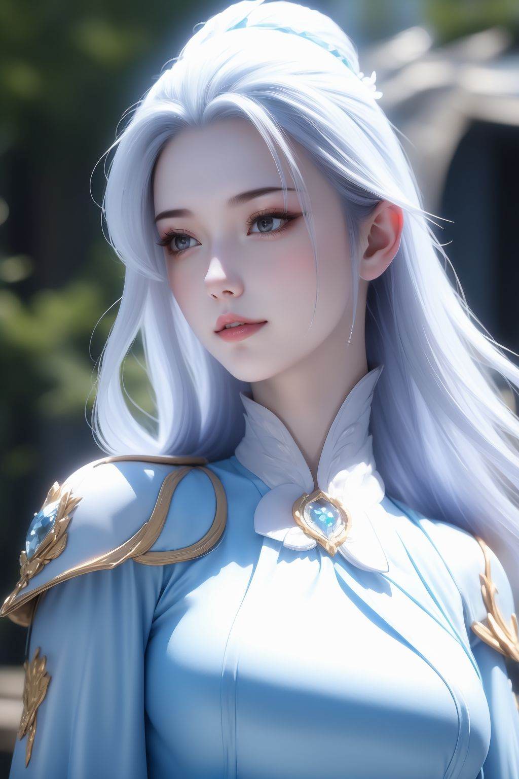 beautiful girl,  long hair,  white skin by 天TIN on Tensor.Art