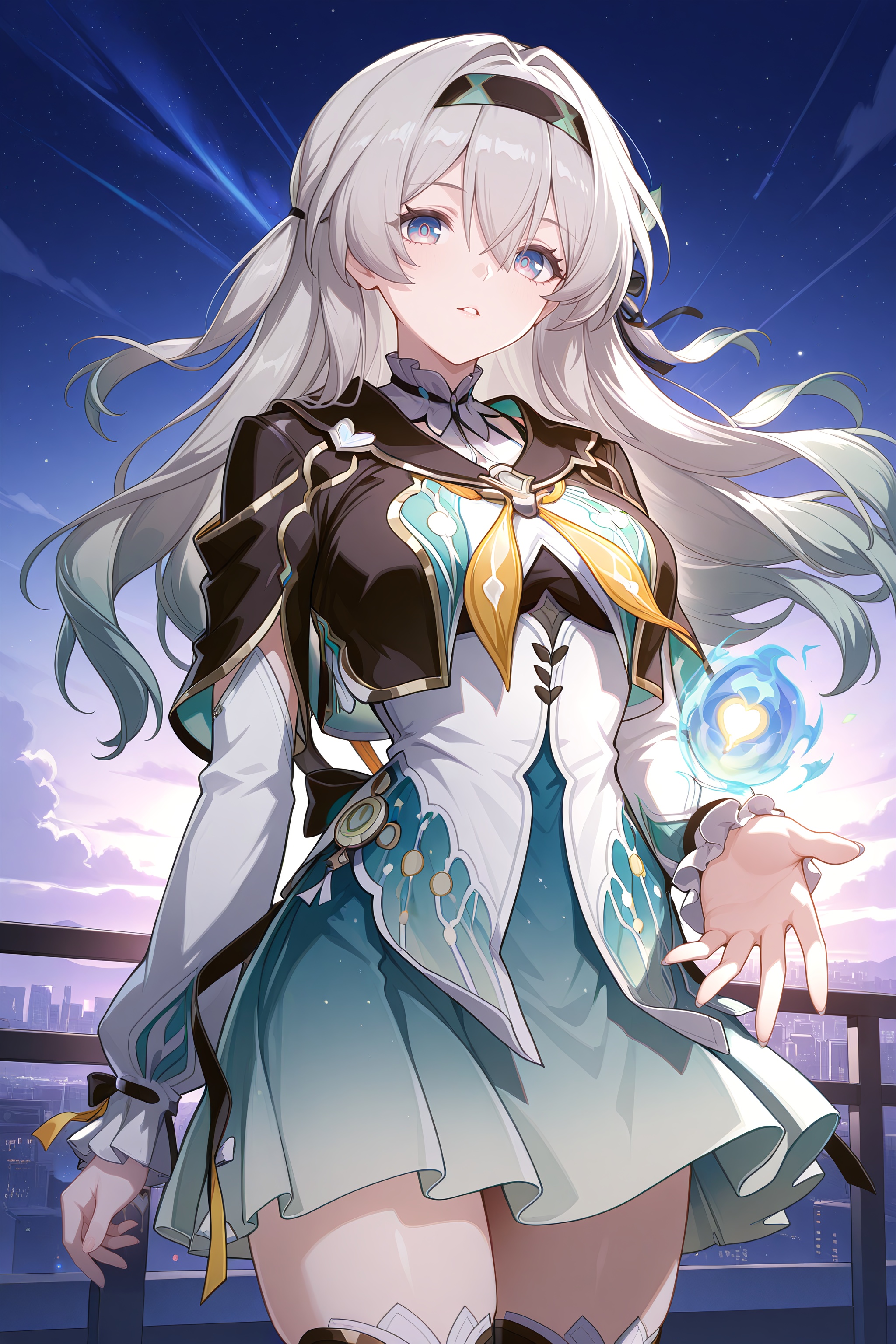 firefly(hsr),  defaultoutfit,  long hair on Tensor.Art