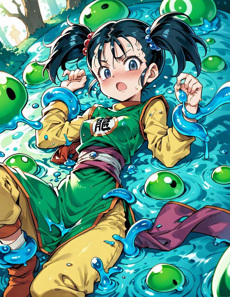 1girls,  fighter(dq3),  black hair on Tensor.Art