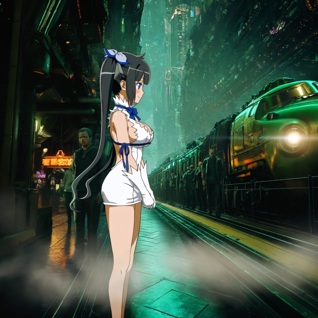 hestia \(danmachi\),  dungeon ni deai wo motomeru no wa machigatteiru darou ka,  1girl on Tensor.Art