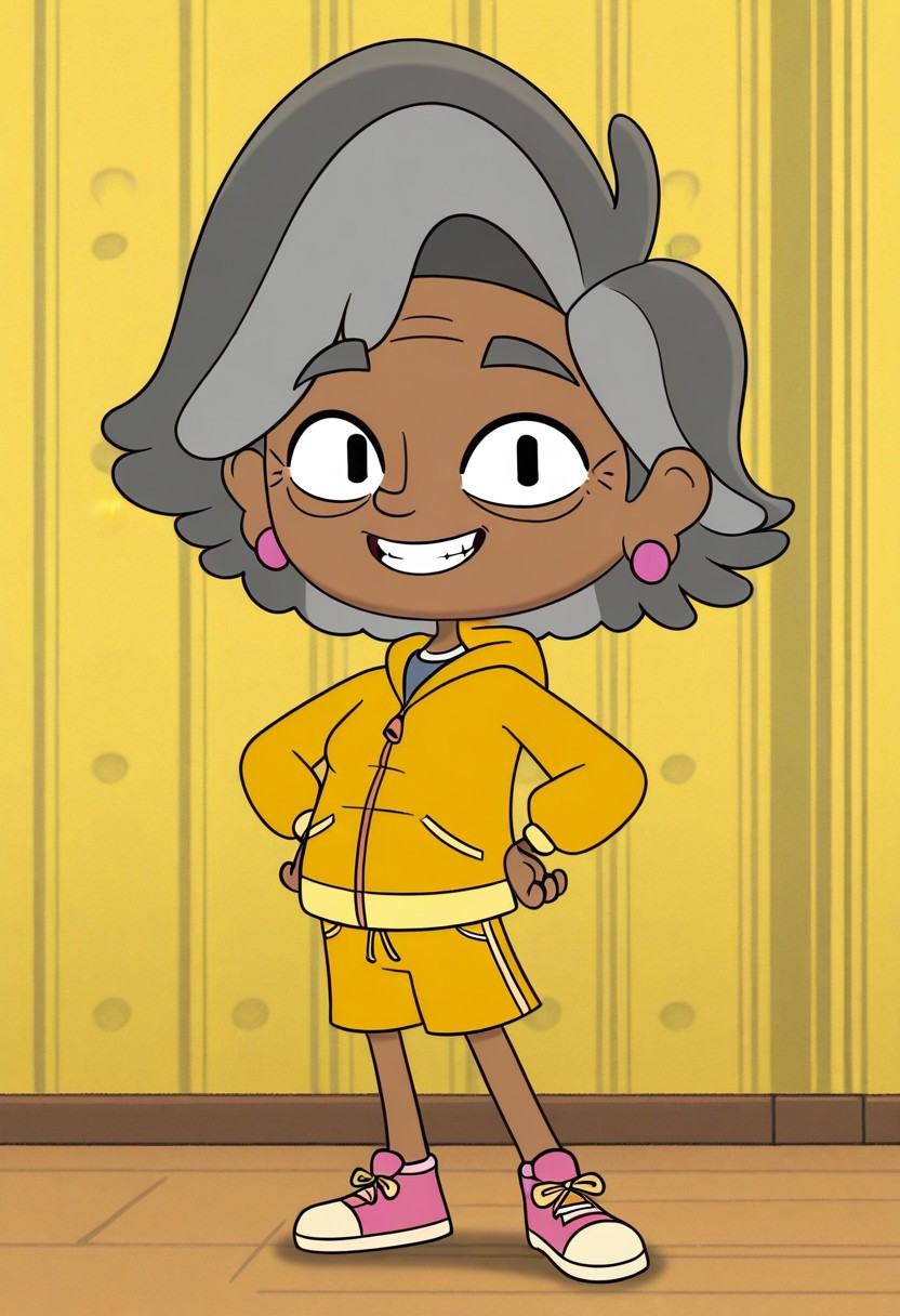 1girl,  solo,  grey hair on Tensor.Art