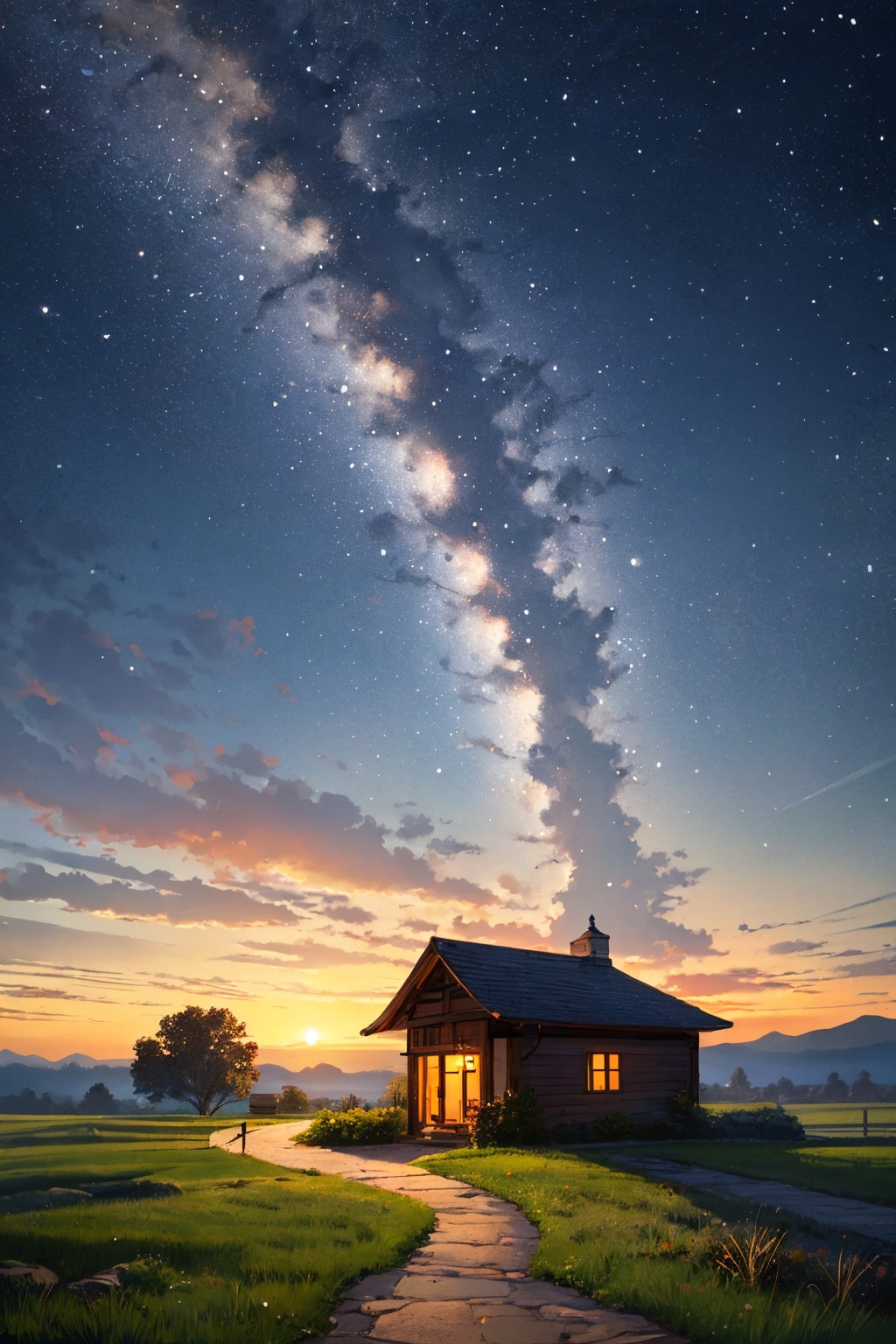 Beautiful outdoor,  nature,  star \(sky\) on Tensor.Art