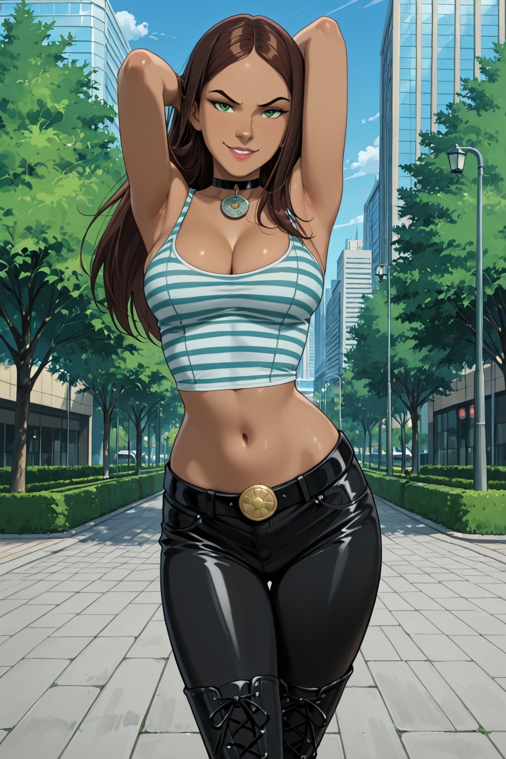 ((parody,  anime coloring),  intricate details on Tensor.Art
