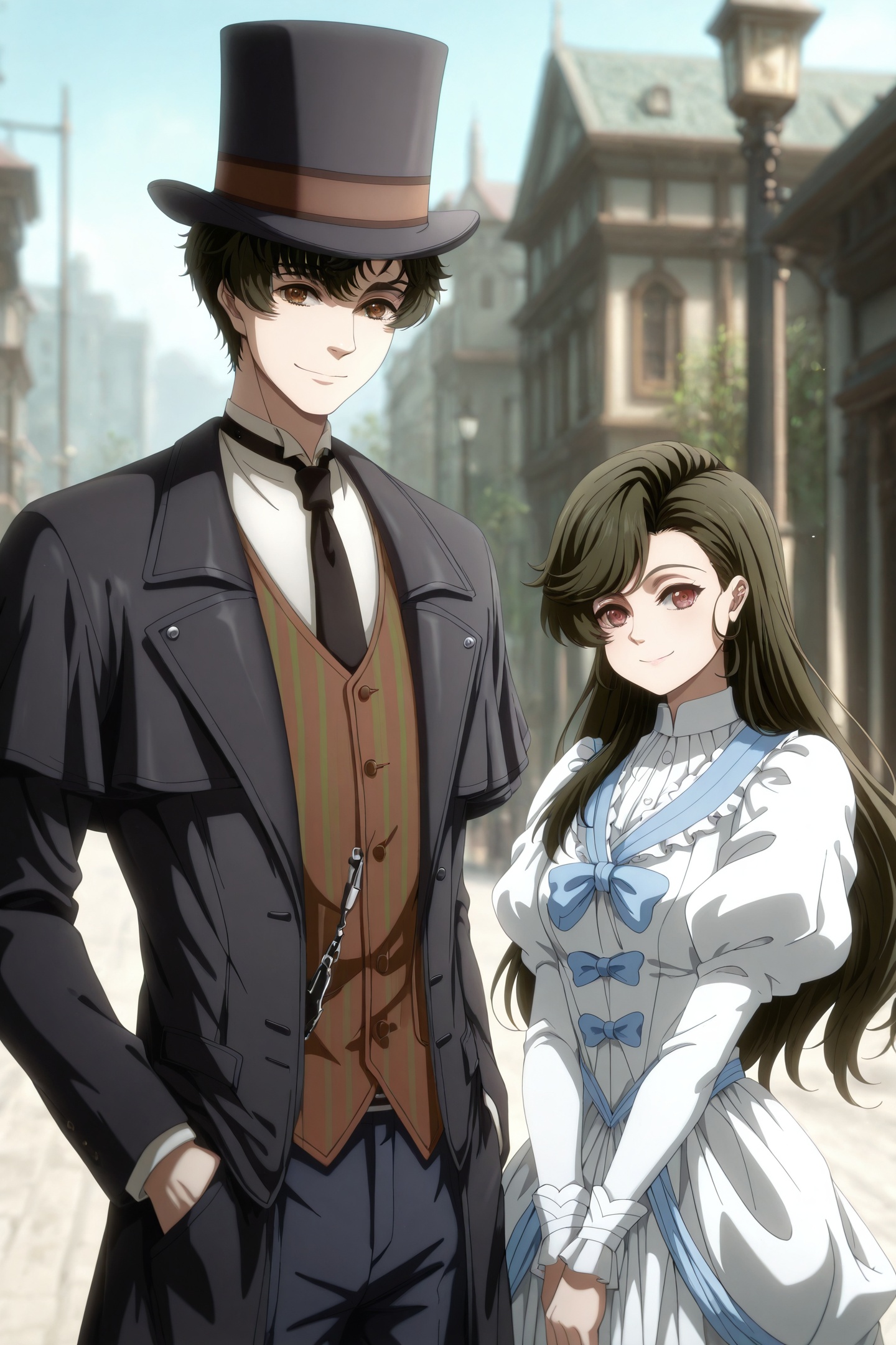 Lord of the Mysteries Anime Style,  Melissa Moretti \(Lord of the Mysteries\),  Klein Moretti \(Lord of the Mysteries\) on...