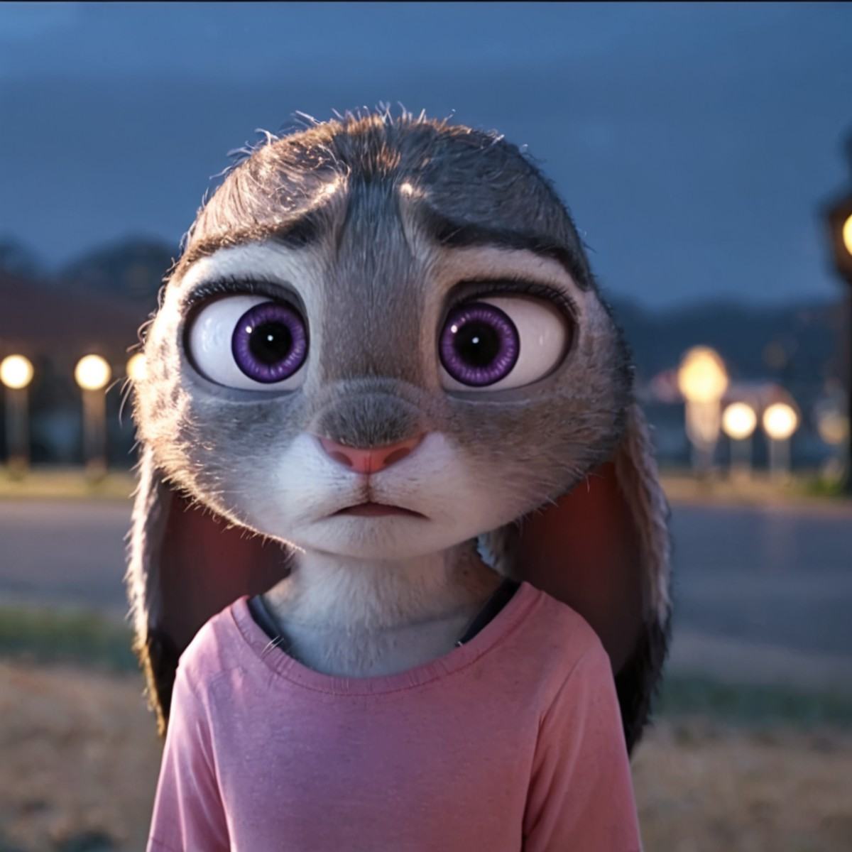 judyhopps confused,  dark,  night on Tensor.Art