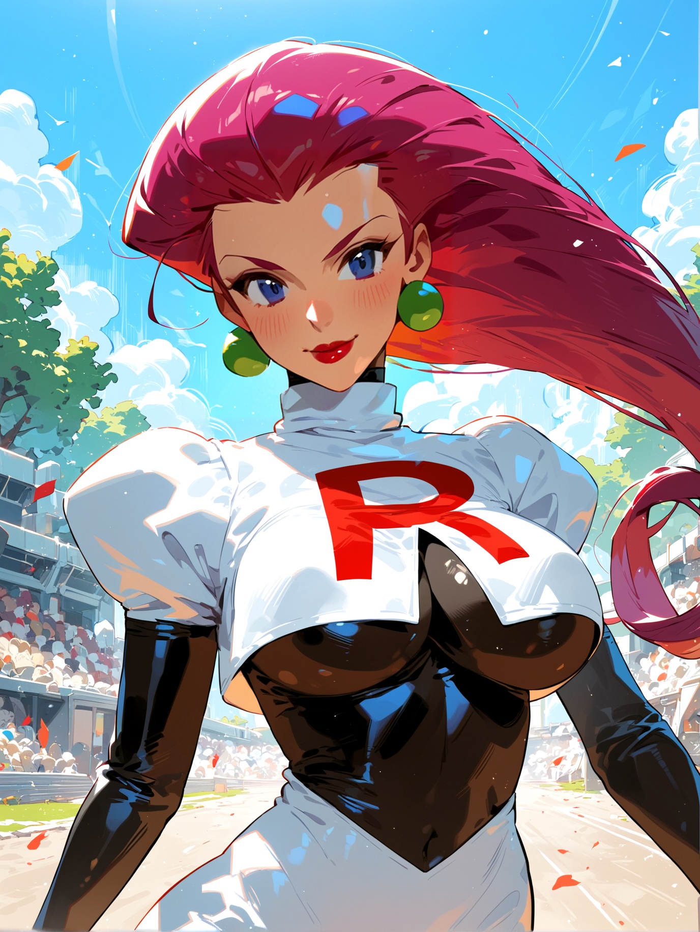jessie,  team rocket,  big breasts on Tensor.Art