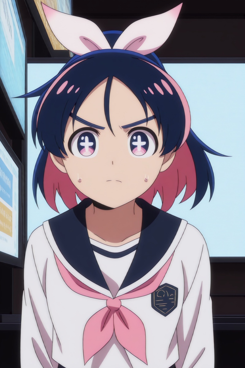 Aki Jougamine,  solo,  anime screencap on Tensor.Art