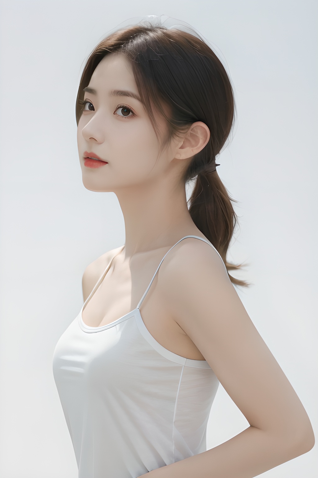 <lora:0805_10:0.7>,simple background,camisole,