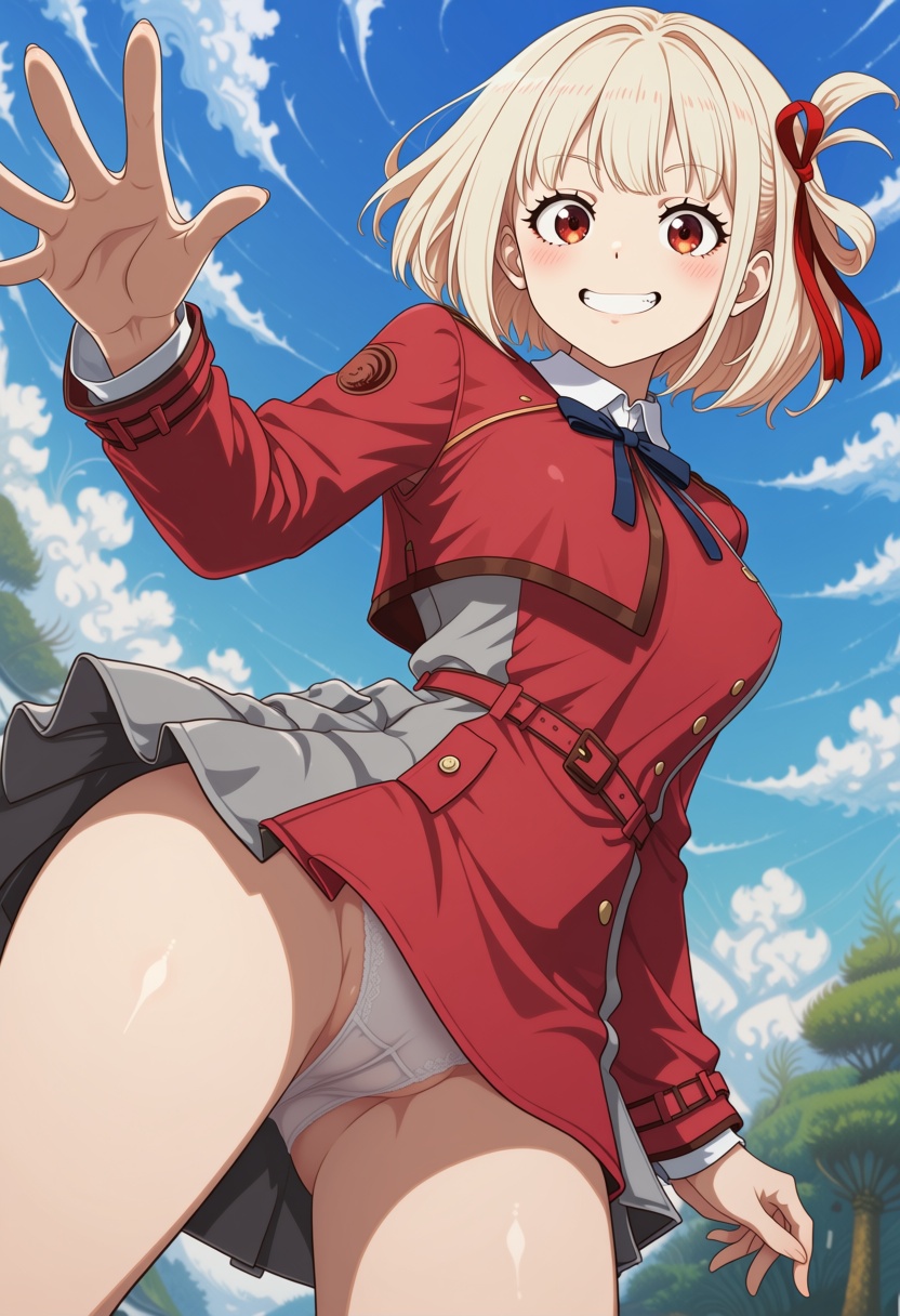 side-lighting,  crisp cel shading,  nishikigi chisato on Tensor.Art