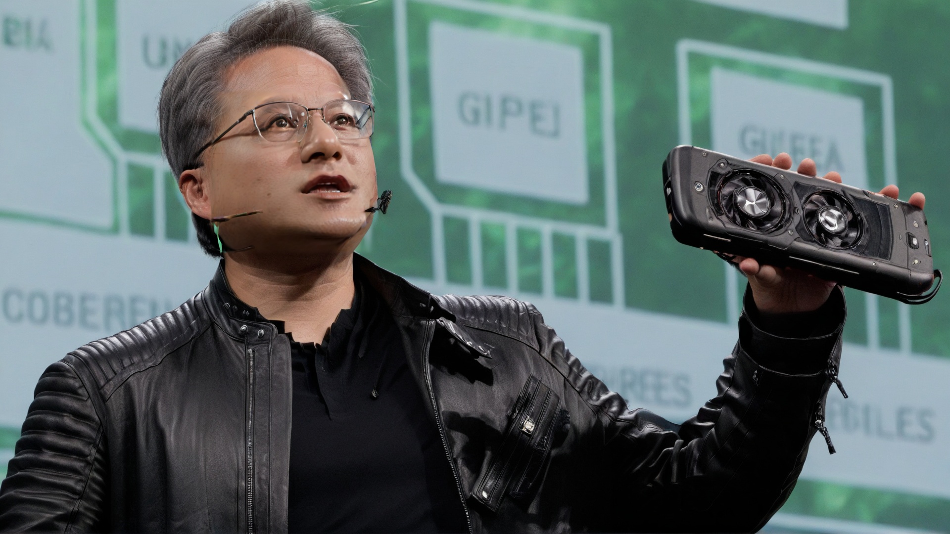 <lora:HRX:1>,1boy, male focus, glasses, solo, jacket, realistic, holding, blurry, phone, blurry background, black jacket, grey hair, photo background, upper body, shirt, holding phone, cellphone, long sleeves