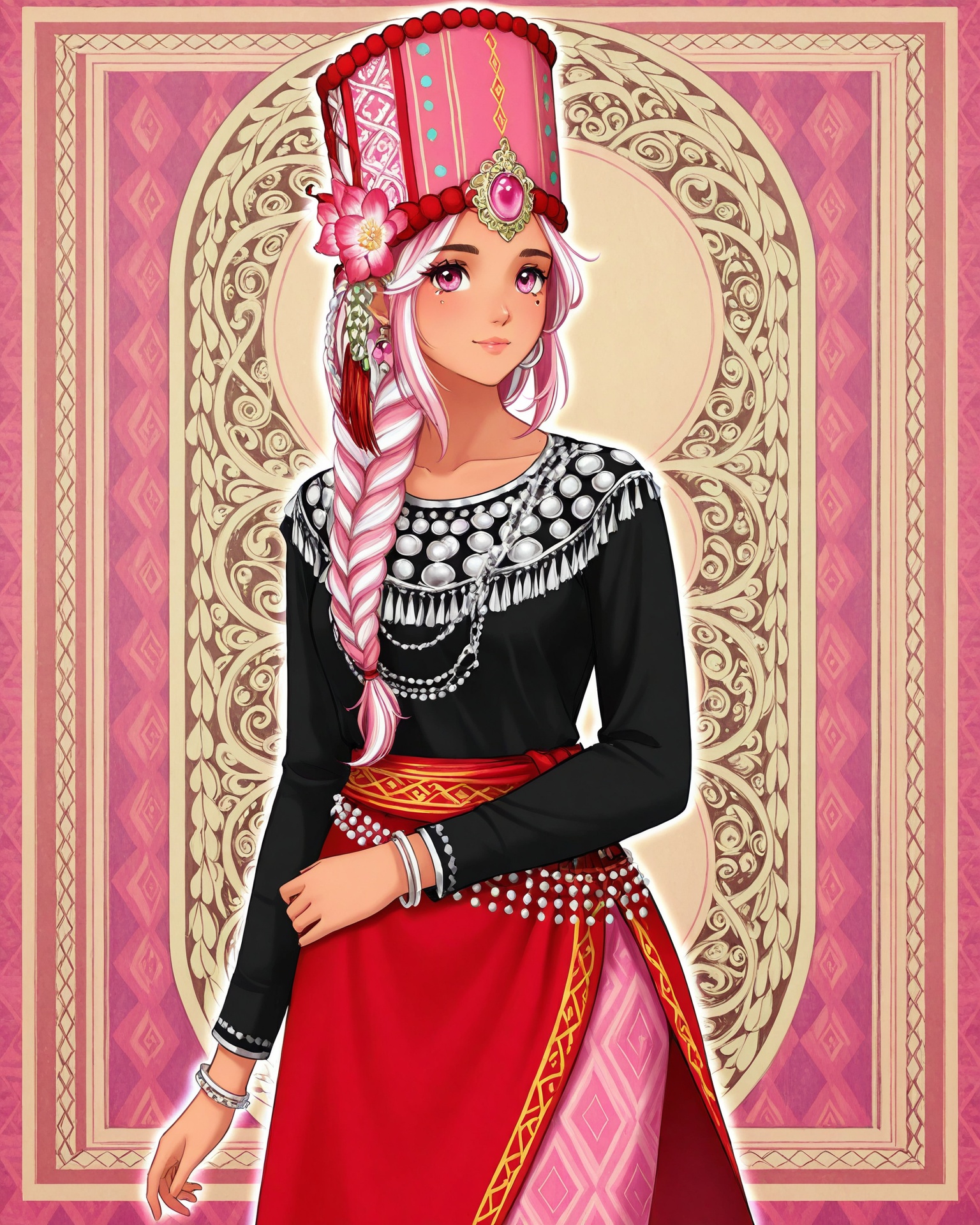 1girl,  ,  kachinfa on Tensor.Art