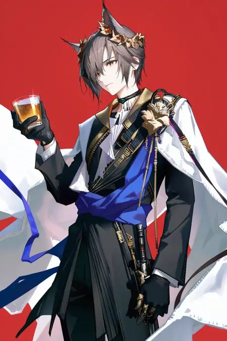 酒神,  tragodia_(/Arknights/),  best quality on Tensor.Art
